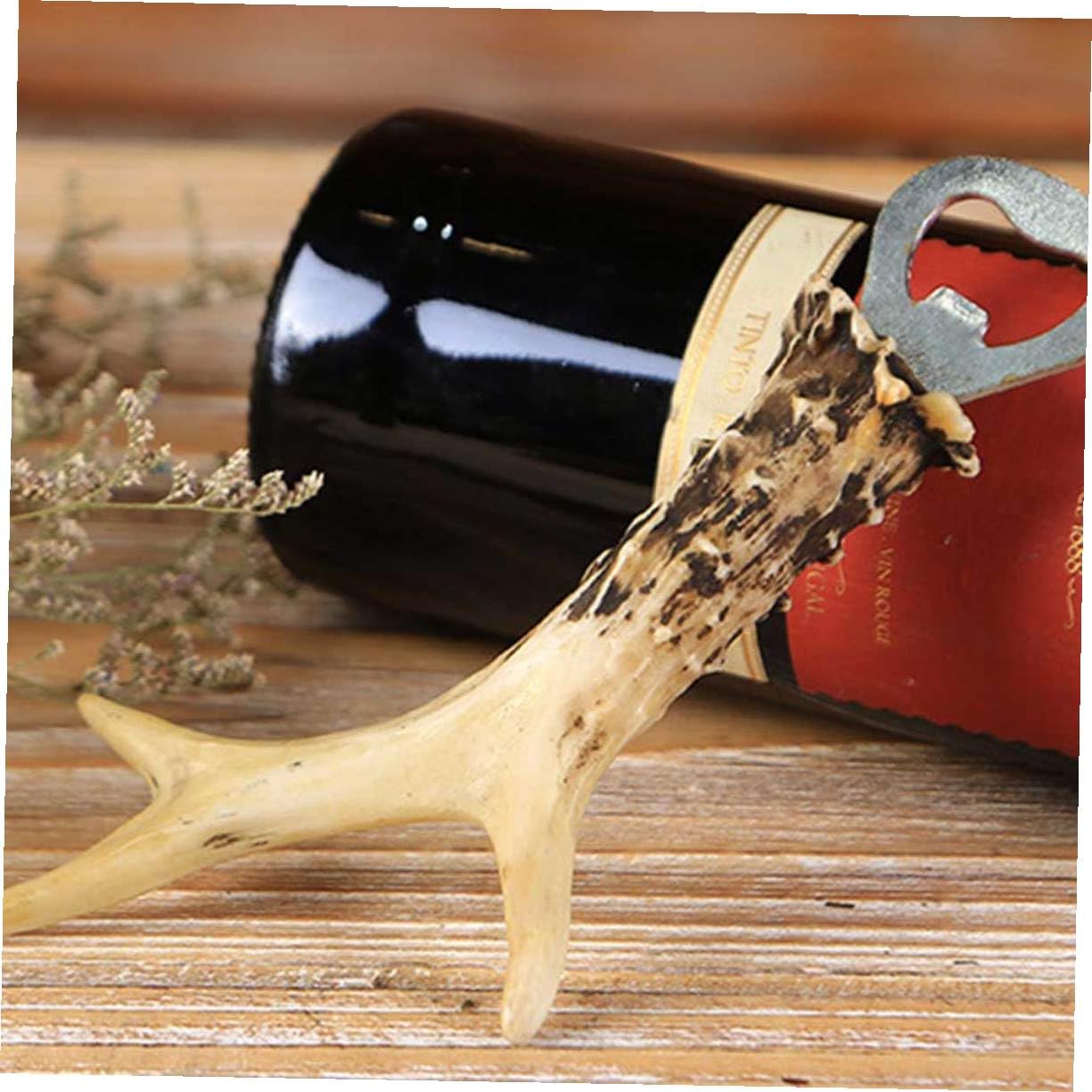 SHINEOFI Bierflaschenöffner Verformbar in Kunstharz Geweihform Robustem aus Eleganter Stark für Küche und Riegel