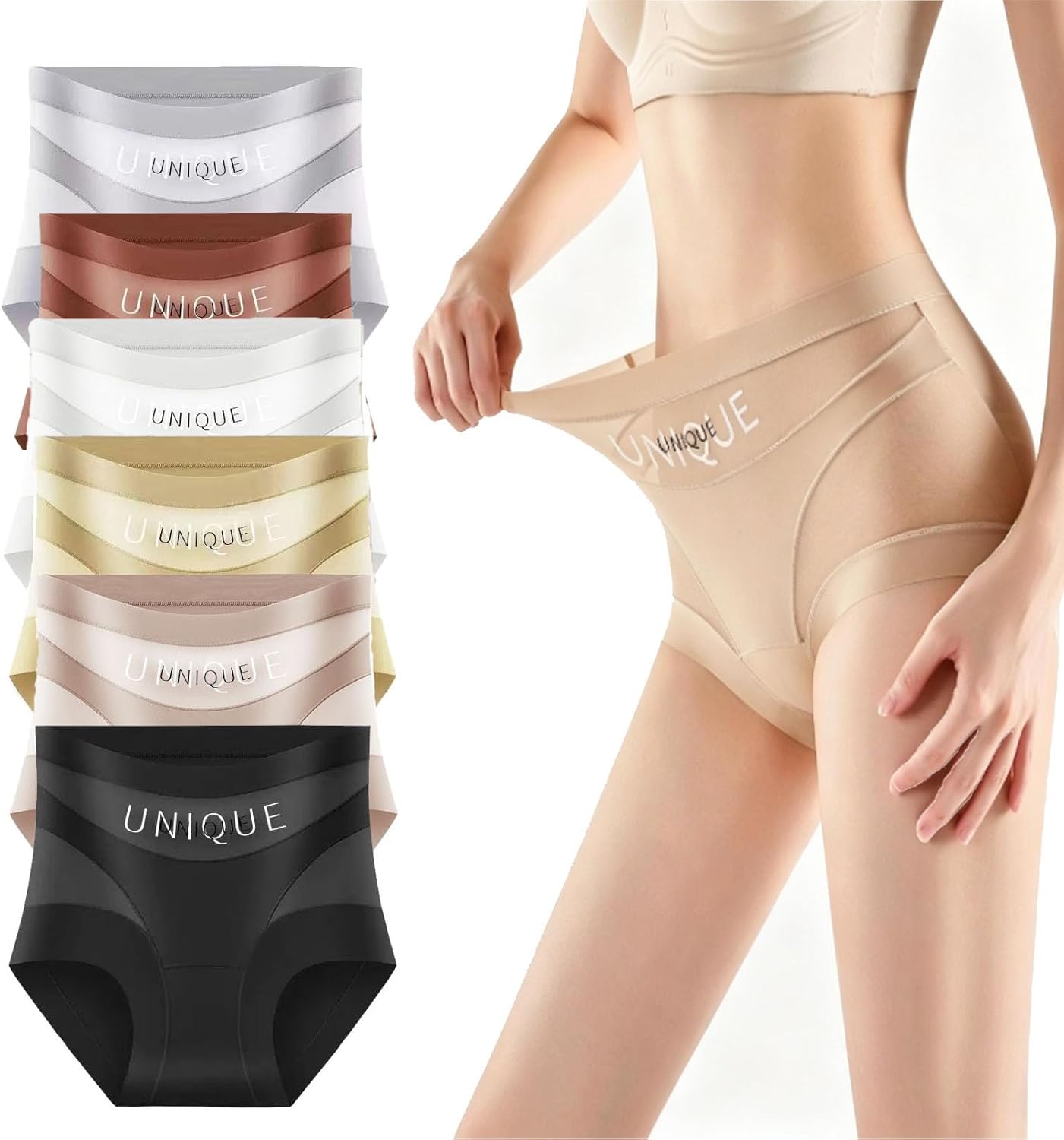 Unique Underwear Tummy Control, Unique Underwear For Women, High-Waist Tummy Control Seamless Shaping Underwear