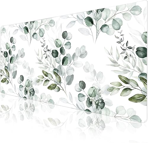 Vista 140 de Colorful Star Alfombrilla grande para mouse, botánica abstracta impermeable, alfombrilla de mouse para juegos de computadora, alfombrilla de mouse