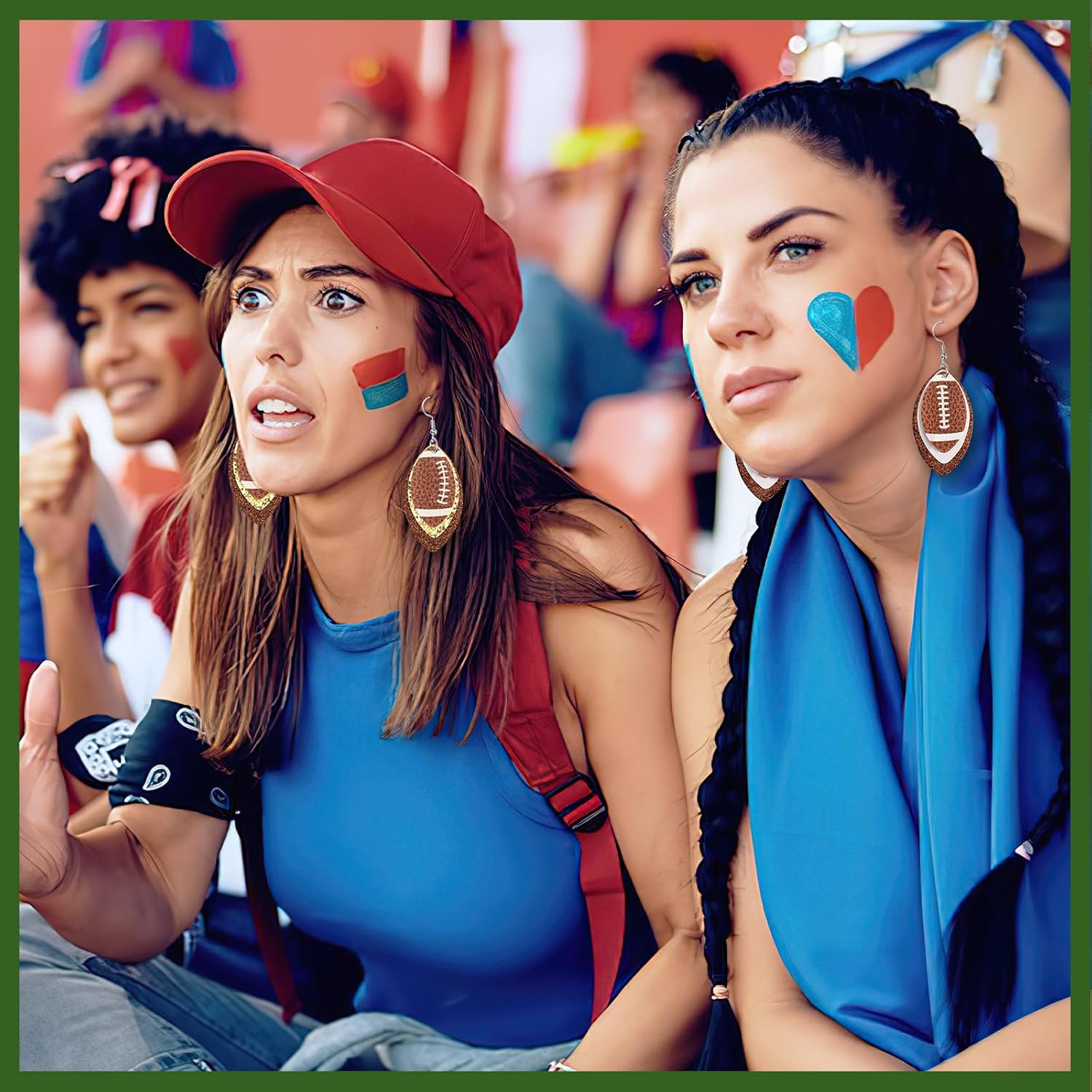 AUGSUN Women Earring, 2 Pairs Hook Dangle Earring Festival Decoration Holiday Jewelry for Women Gift Party Prom Accessories - Image 6