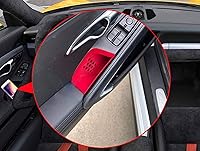 Vista 7 de x xotic tech Door Armrest Storage Box Organizer Compatible with Porsche 911 2013-2019 & Boxster Cayman 2014-2018 Inner Front Side Pallets Container