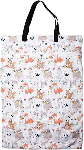 Miniatura 2 de Bolsa grande para pañales de tela húmedaseca para pañales reutilizables o ropa sucia