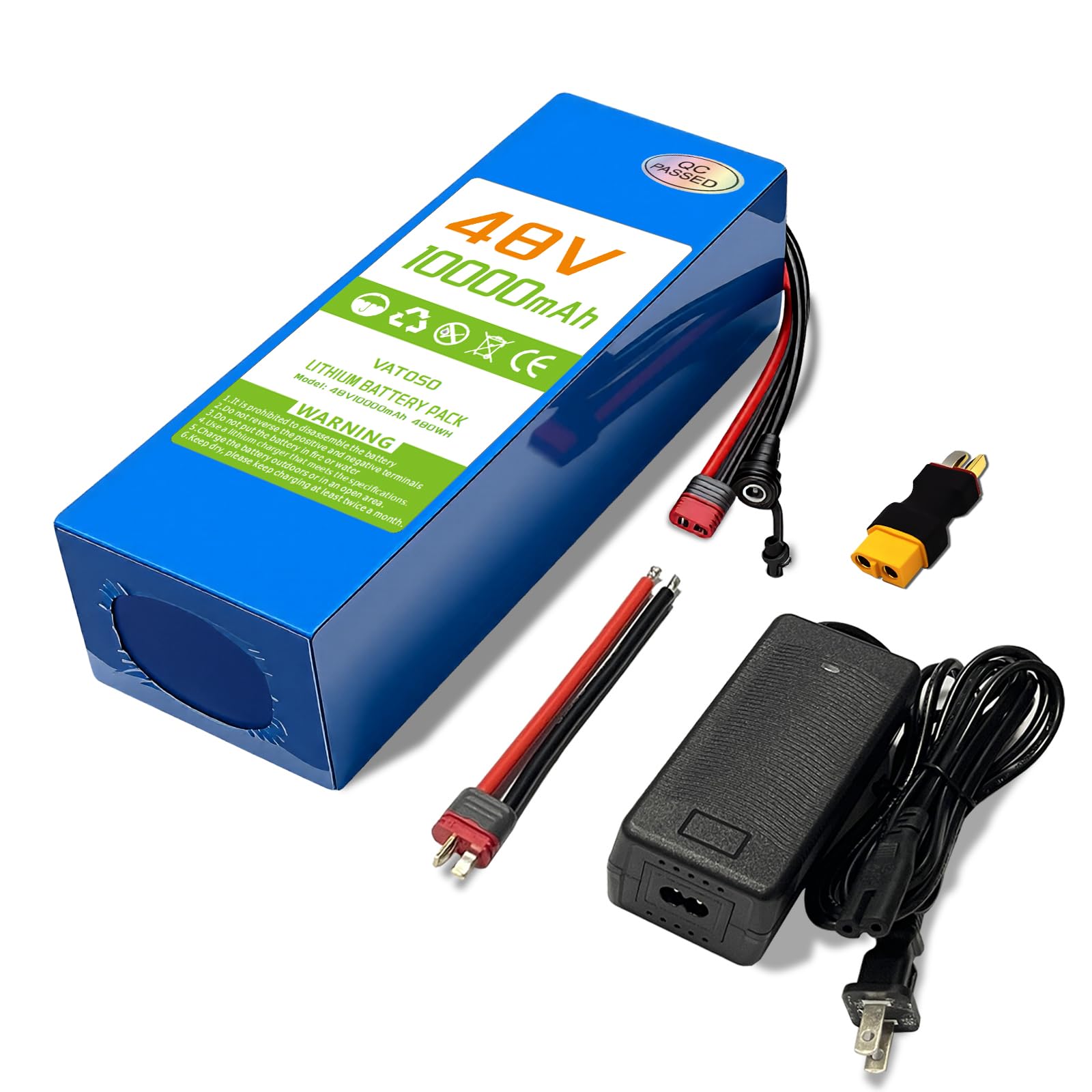 Amazon.com: 48V Lithium Ebike Battery with 30A BMS, Compatible