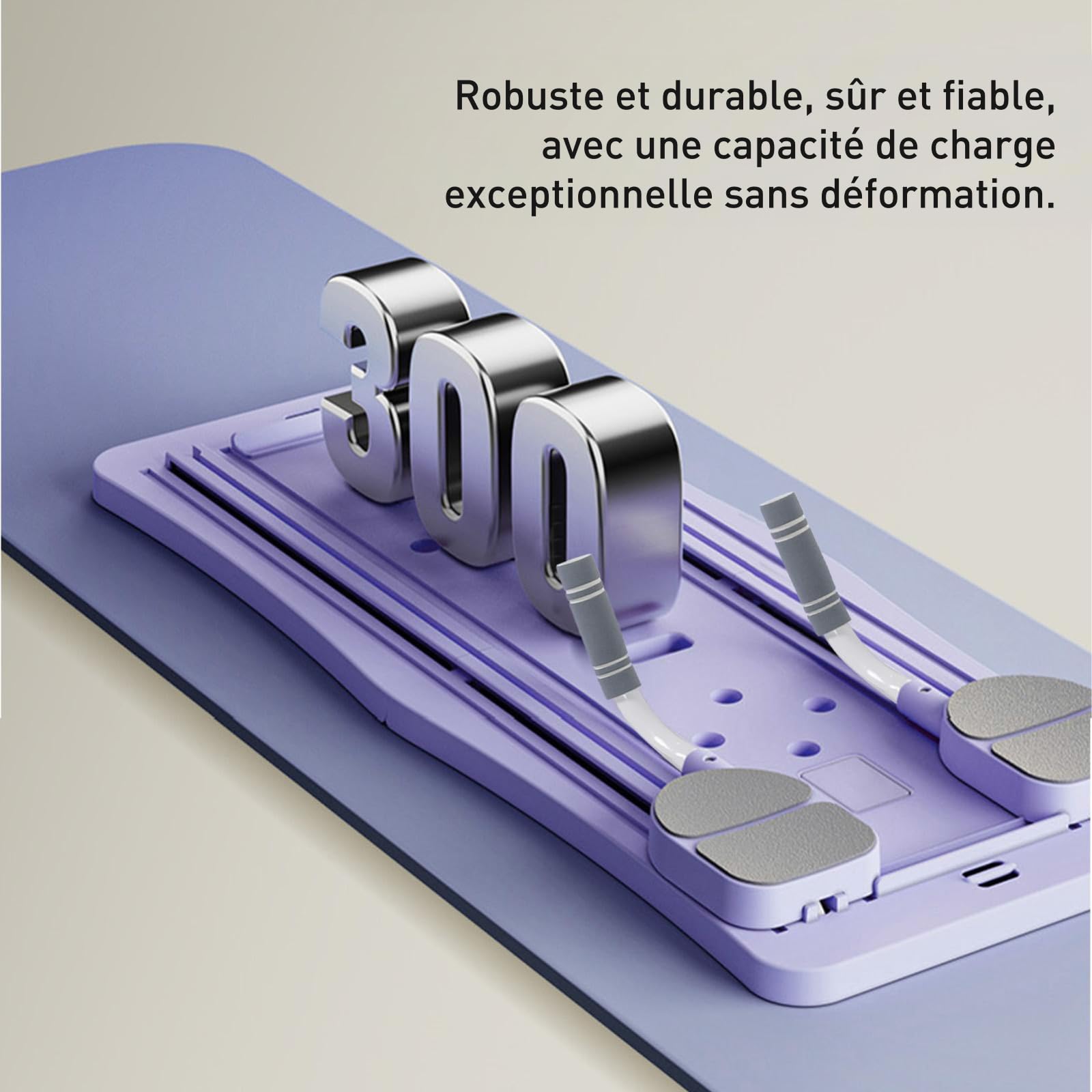 Pilates Reformer Pliable, Planche Abdominale Pilates avec La Roue Abdominale et Push-Up, Rebondit Automatiquement, Planche Abdominale Pilates Multifonction pour La Maison Et La Salle De Sport