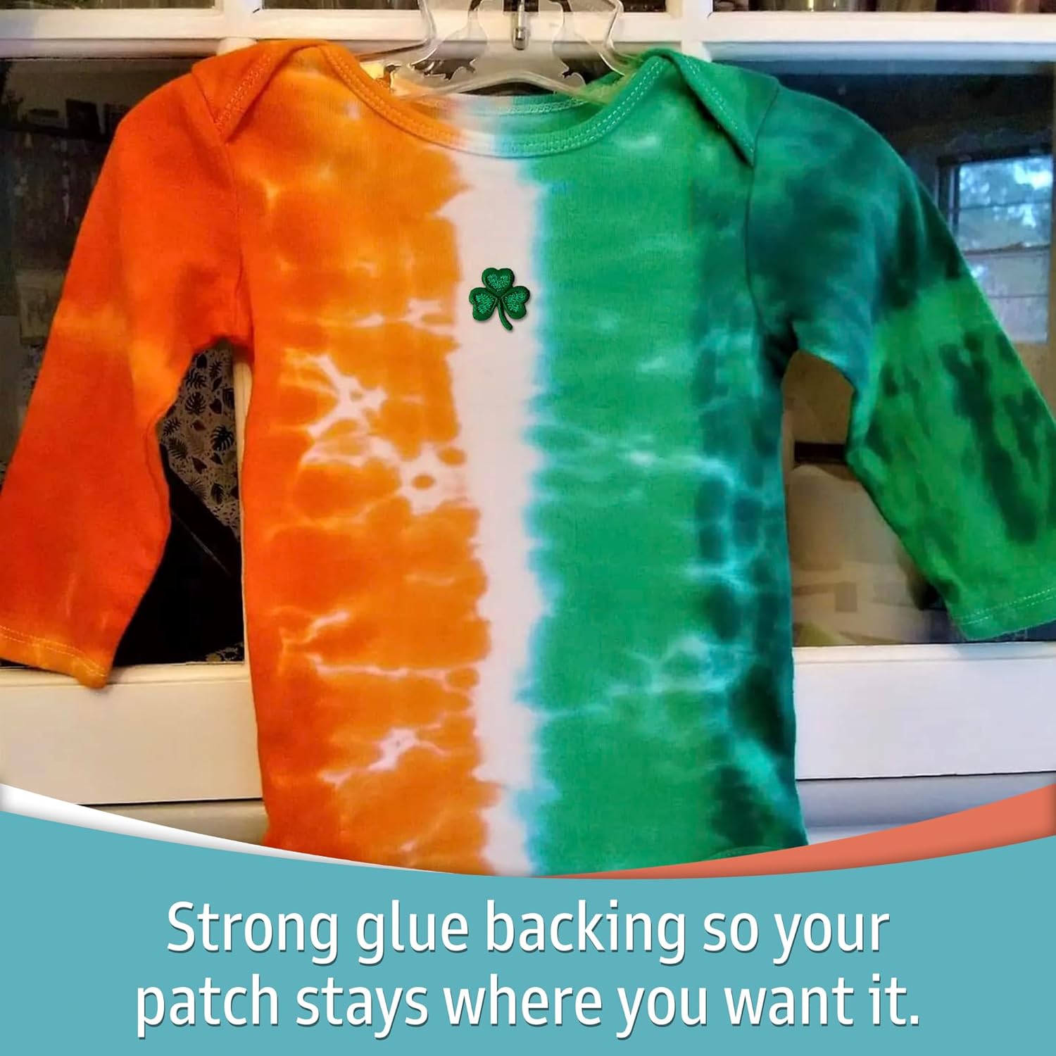 Laughing Lizards Small Shamrock Patches (10-Pack) Three Leaf Clover St. Patrick's Day Iron On Appliques for Clothing, Uniforms, Hats, Backpacks, Jackets, Pants, Accessories, Etc - Image 4