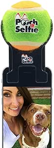 Pooch Selfie: Cell Phone Dog Universal Selfie Stick, Dog Training, Tennis Ball for Dogs Photos, Pet Selfie Tool Get Your Pooches Attention (AS SEEN ON Shark Tank) - Green