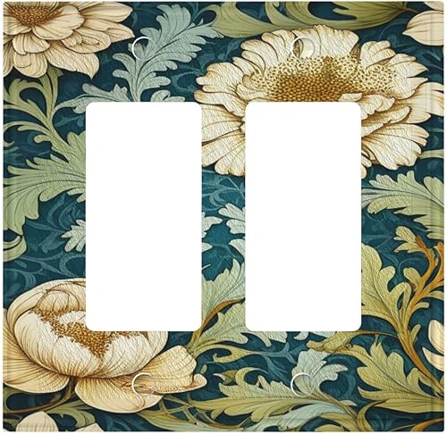 Miniatura 43 de Cubiertas Decorativas de Arte para Interruptores de Luz, Hojas de Otoño, Placa de Pared de Palanca Individual, Cubierta Decorativa de Interruptor,