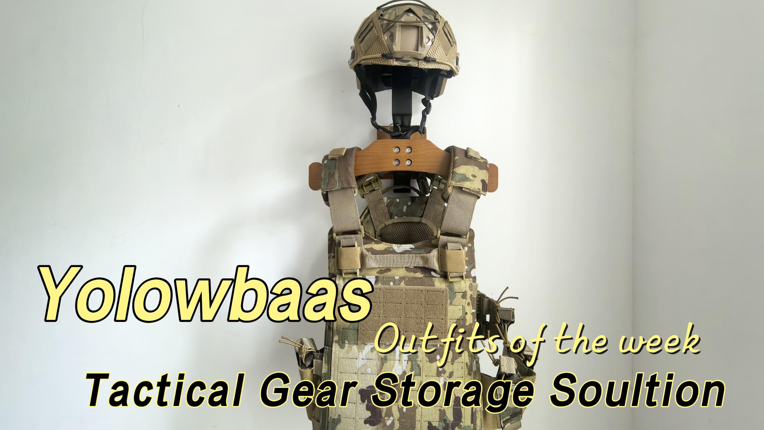 Amazon.com: yolowbaas Tactical Gear Stand, Supports 100 LBS Wall