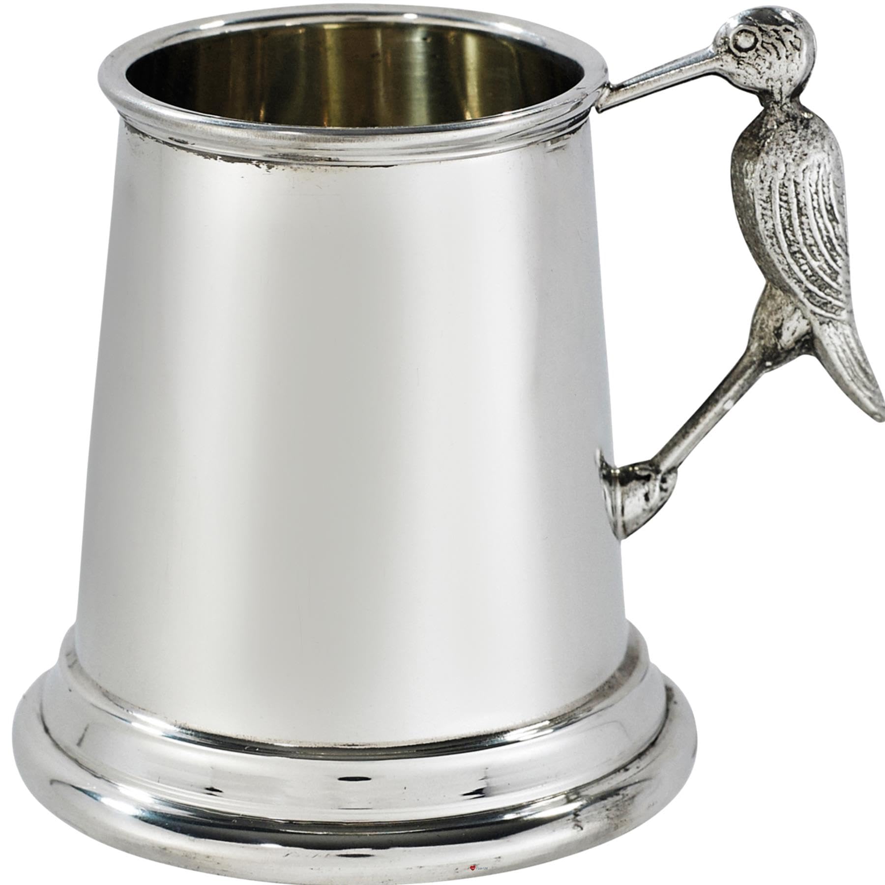 Taza bautizo de peltre duradero para evitar regalos infantiles desechables