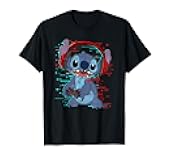 Lilo & Stitch Gamer Glitch Headset and Controller T-Shirt