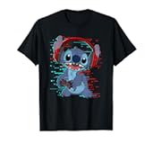 Lilo & Stitch Gamer Glitch Headset and Controller T-Shirt