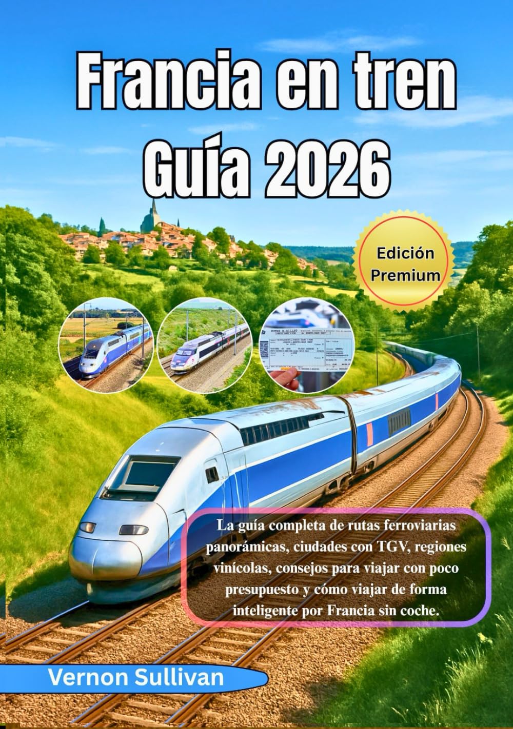 Francia en tren Guía 2026: La guía completa de rutas ferroviarias panorámicas, ciudades con TGV, regiones vinícolas,consejos para viajar con poco presupuesto y cómo viajar de forma inteligente por Fr