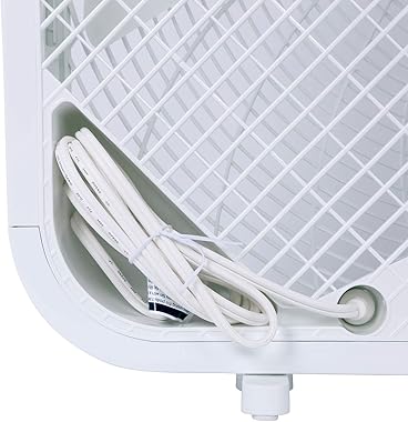 Hurricane Box Fan - 20 Inch, Classic Series, Floor Fan with 3 Energy Efficient Speed Settings, Compact Design, Lightweight - 