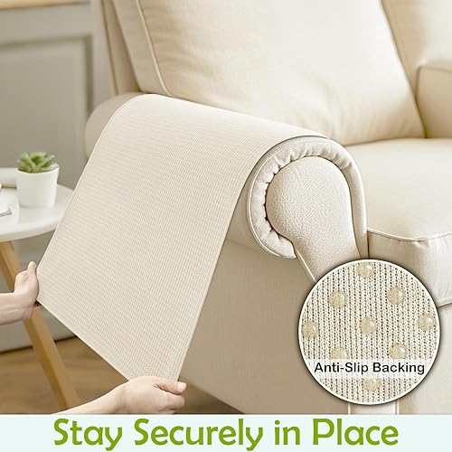 Miniatura 5 de Fundas para brazos de sofá, fundas impermeables para reposabrazos de sofá, sillón, sofá biplaza, funda antideslizante para reposabrazos reclinable,