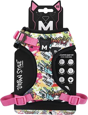 M-Pets Urban Style Graffiti Easy Fit Köpek Göğüs Tasması (Xs)
