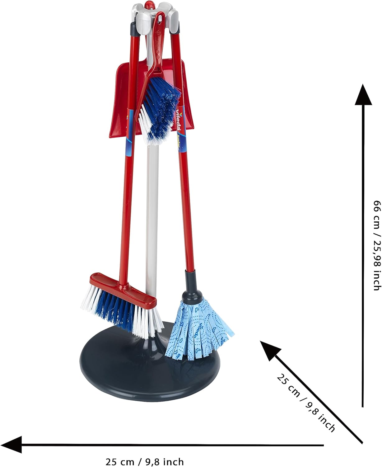 Theo Klein 6765 Poste De Nettoyage Vileda Cleaning Station, Toy, Multi-Colored