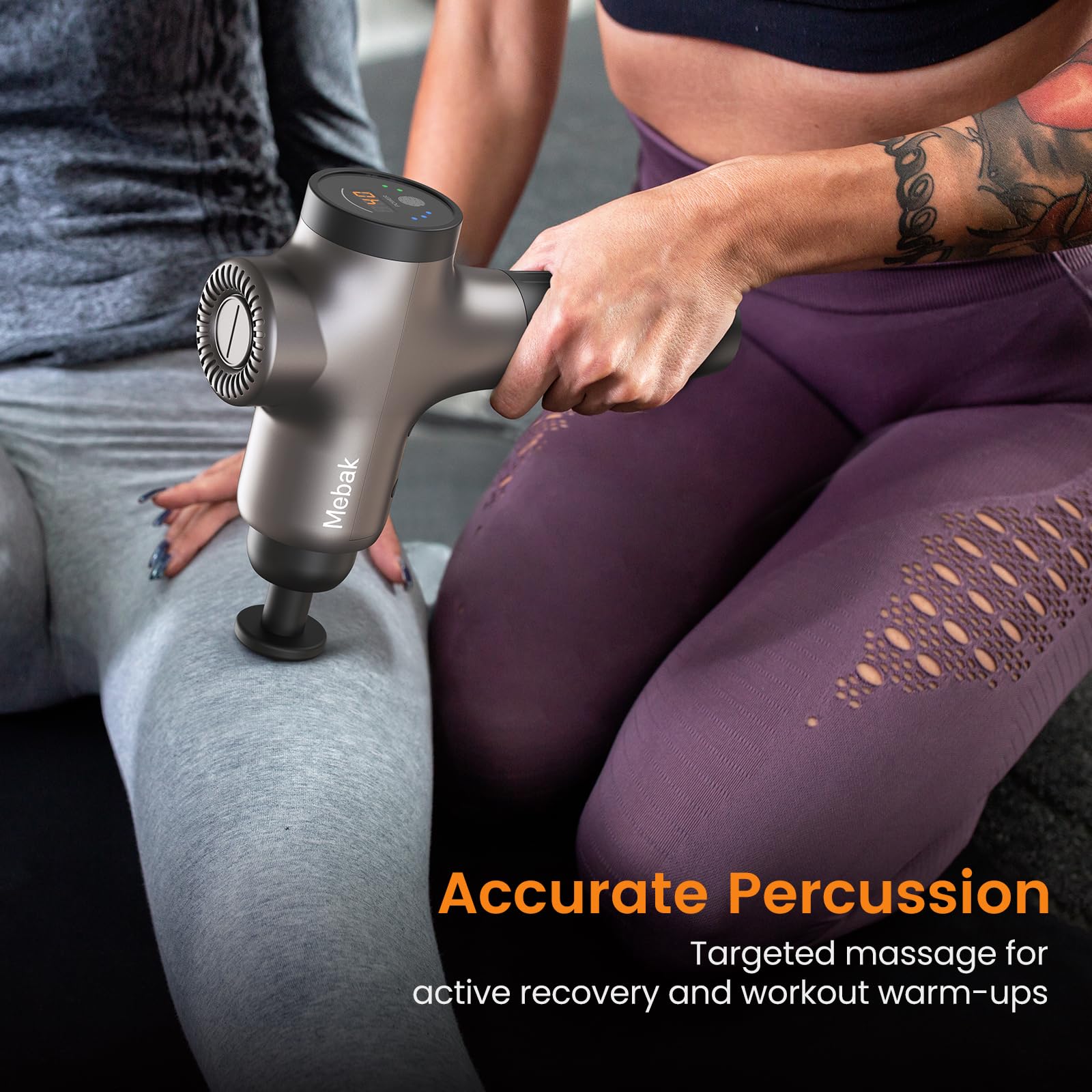 Mebak 3 Massage Gun Deep Tissue, Muscle Massager for Athletes Pain Relief view 8