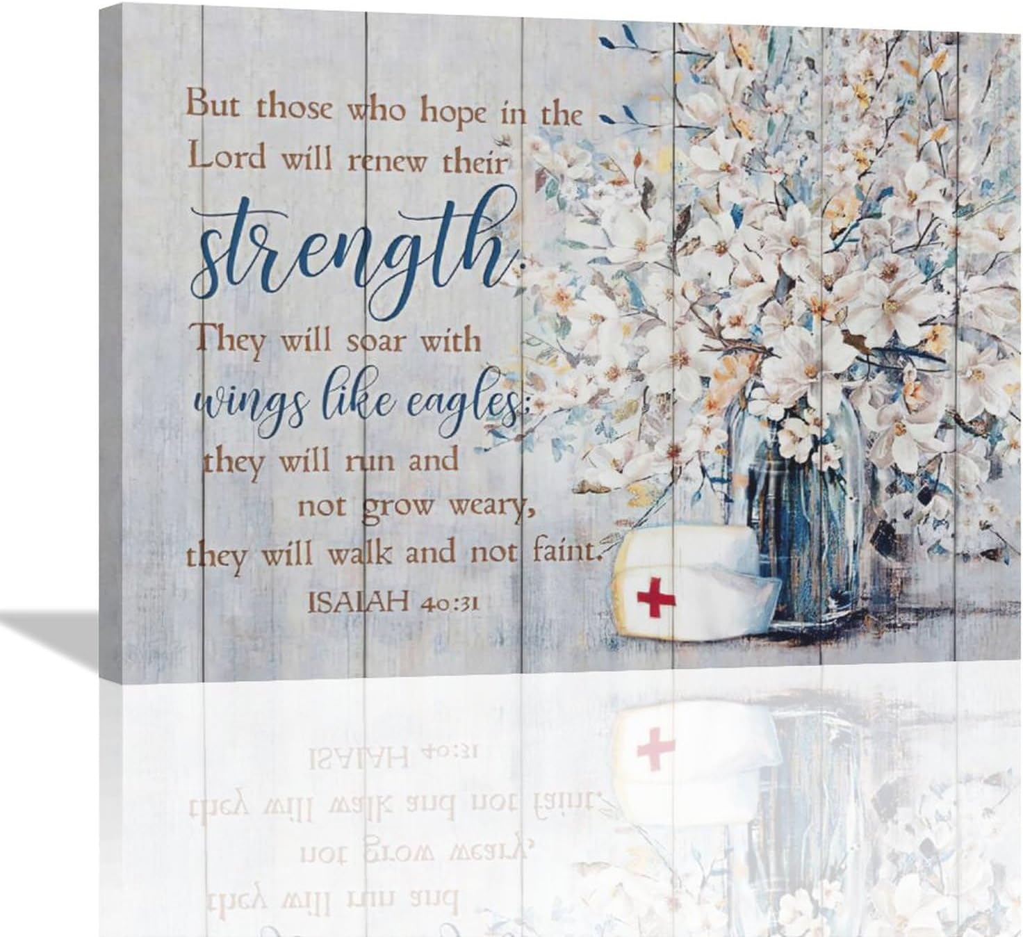 Nurse Office Wall Art Nurse Cap Inspirational Quotes Positive Pictures Wall Decor