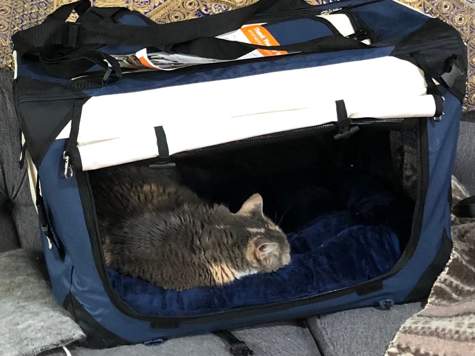 14/mo Finance PetLuv"Happy Cat Premium Cat Carrier Soft Sided