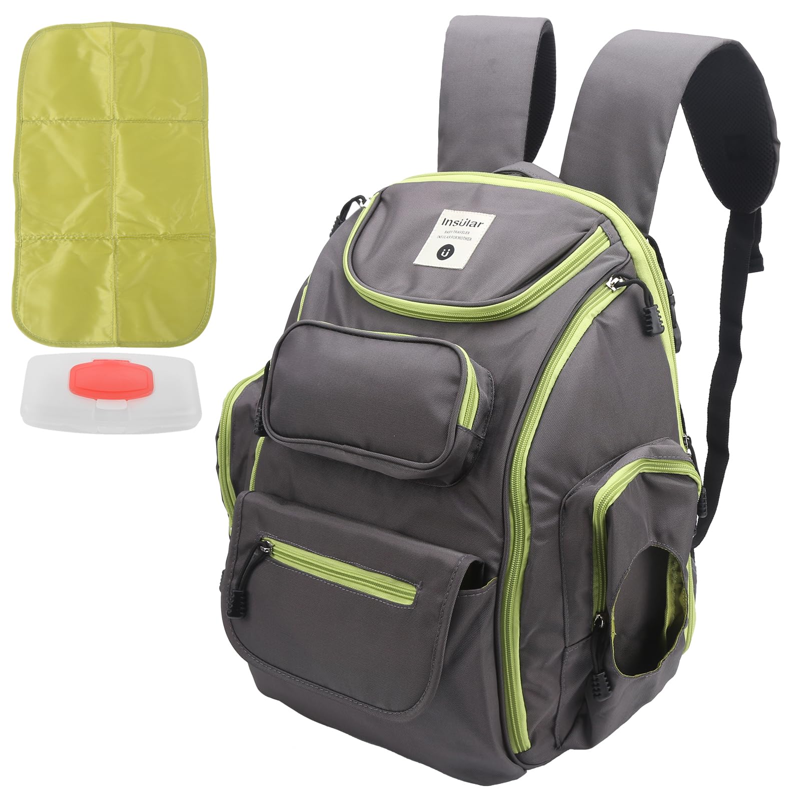 Bolsa de pa ñ ales Mochila Impermeable Gran capacidad Maternidad Bolsa de p