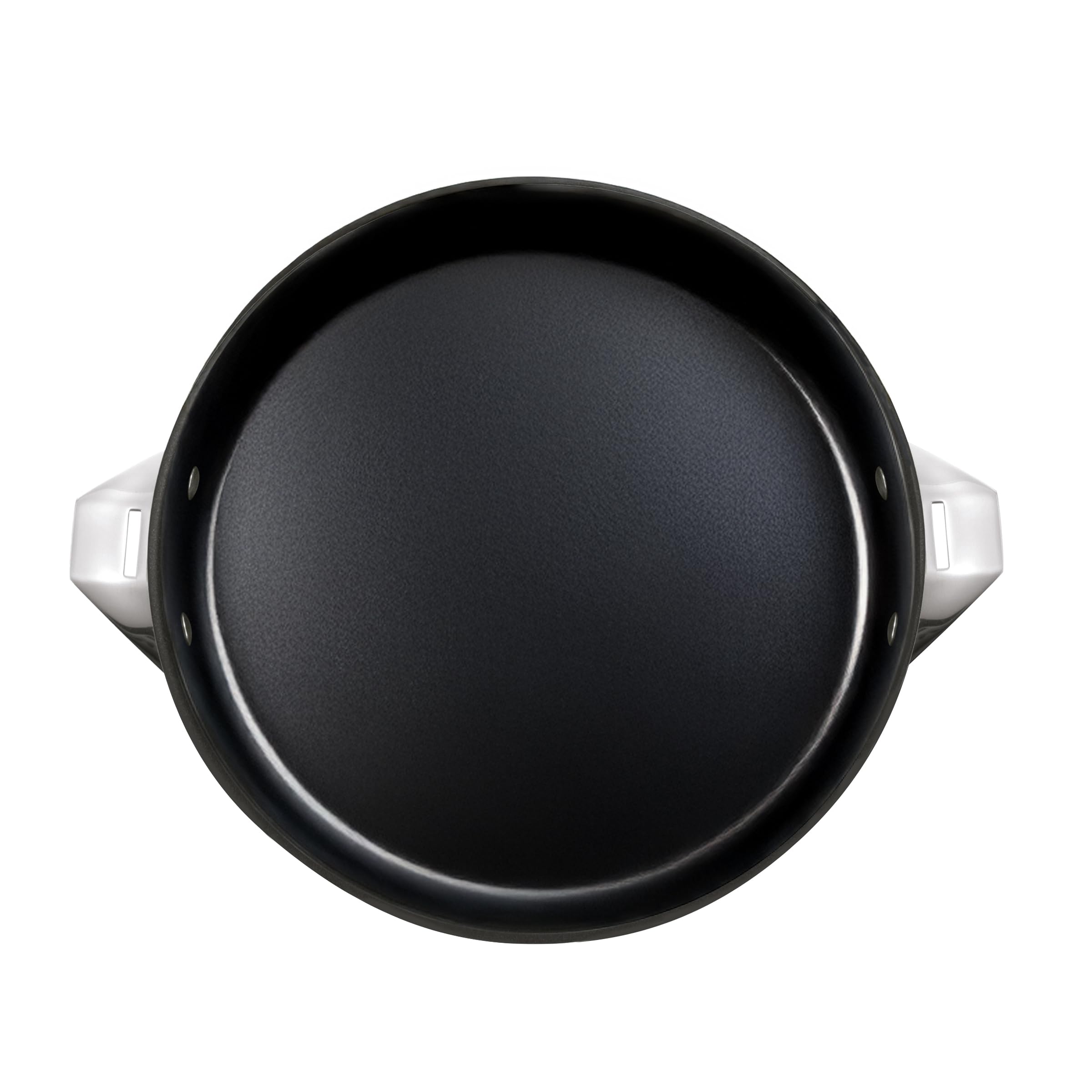 Cuisinox - Eclipse - Sauteuse 24 cm avec revêtement en céramique, couvercle et panier de cuisson - Fond encapsulé - Compatible tous feux - Acier inoxydable 18/1 - Finition miroir