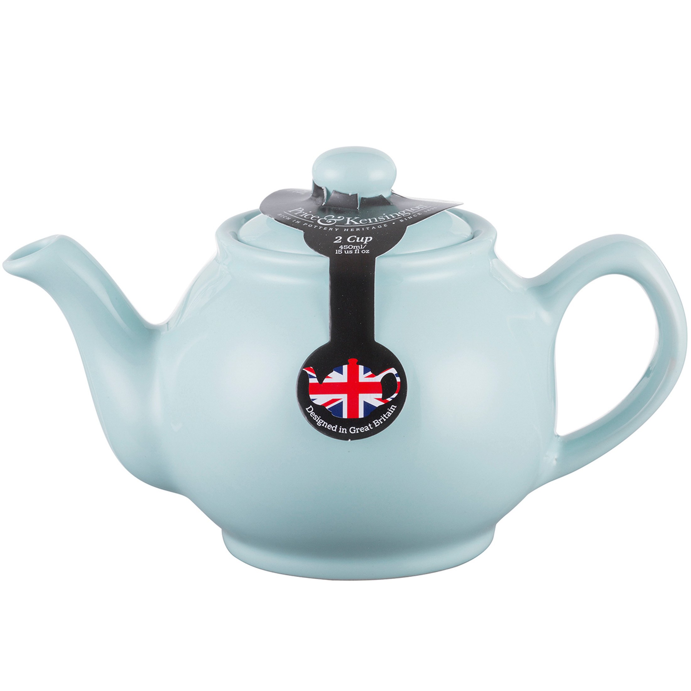 Price & Kensington Pastel Blue 2cup Teapot, Pastle Blue 2cup Teapot, 22 x 14 x 14 cm