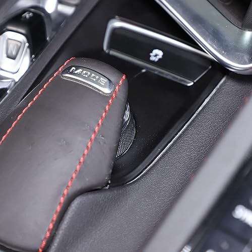 Miniatura 2 de Sekhyna Cubierta de panel de palanca de cambios ABS compatible con Chevrolet Corvette C8 Stingray 2020-2023 consola central antideslizante para