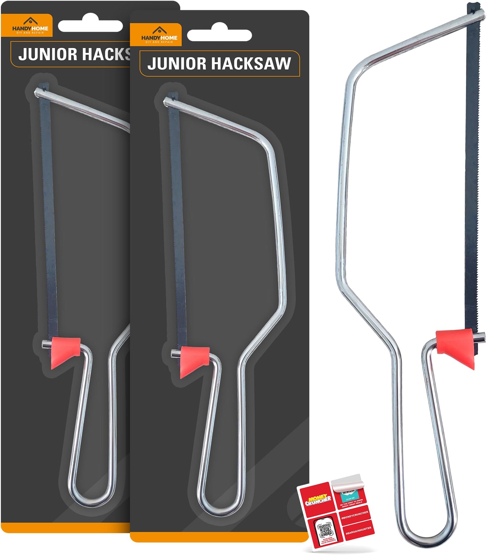 2pk 6" Junior Hacksaw with Blade Hacksaw for Plastic Mini Hacksaw