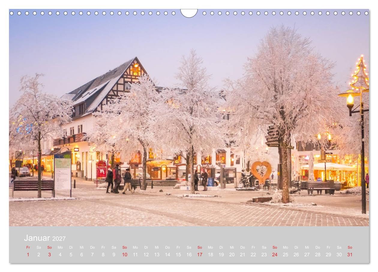 CALVENDO - Winterberg - Stadtansichten (Wandkalender 2027 DIN A3 quer), Monatskalender: Winterberg - Sauerland - Stadtansichten
