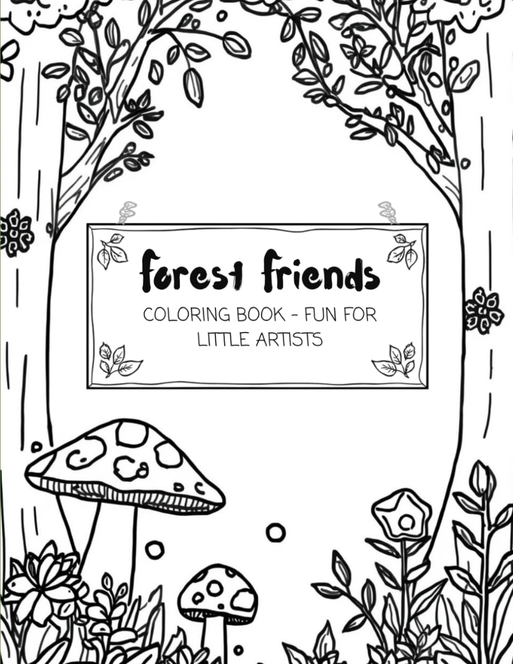 Little Forest Friends - Mein Waldtier-Malbuch