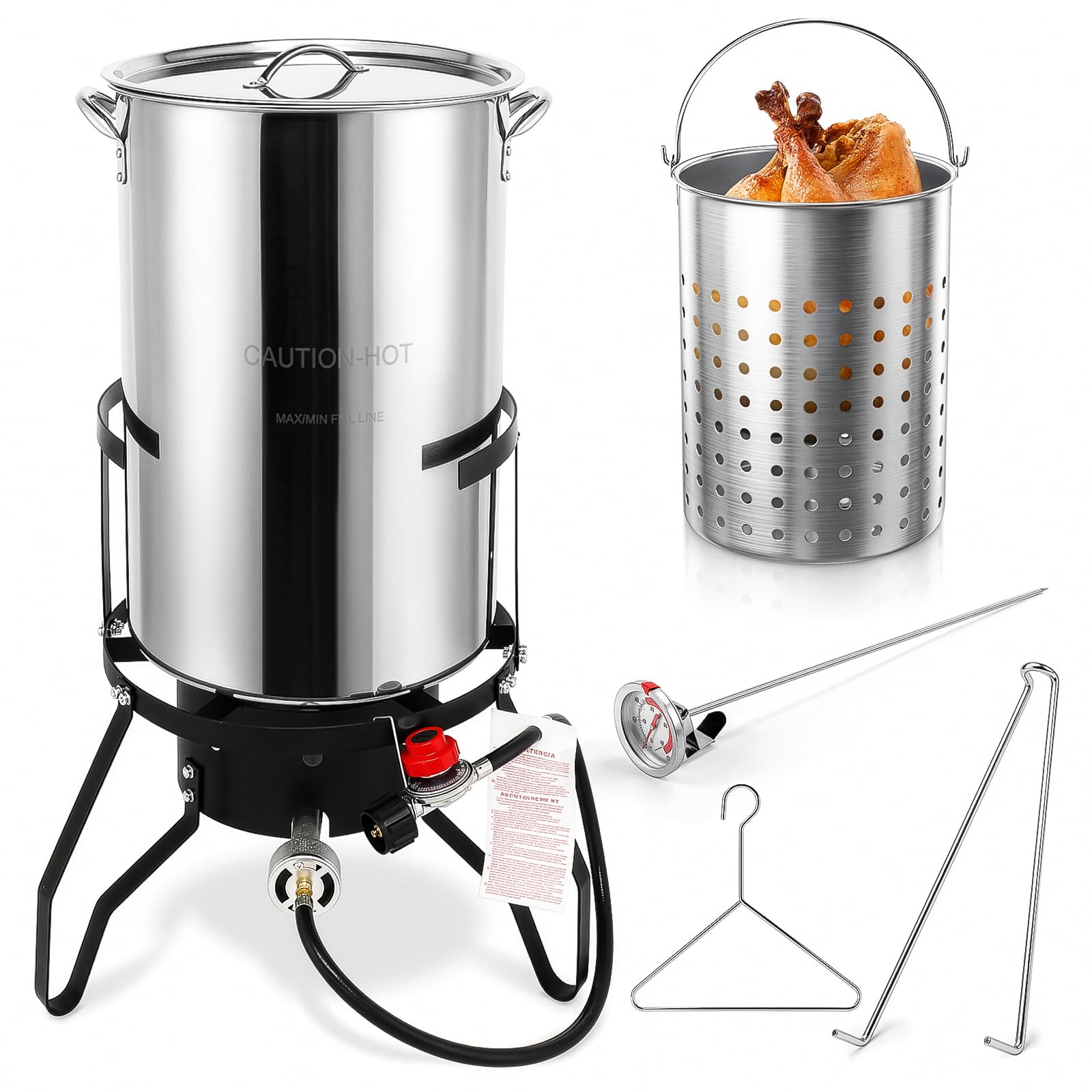 Outvita 50 QT Turkey Deep Fryer Set