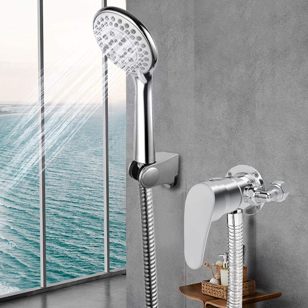 Tissting Miscelatore Rubinetto Doccia, G1/2In Rubinetti per Doccia Piccolo Valvola Corpo Maniglie Rubinetto Bagno Doccia Miscelatore Sistema Doccia Maniglie