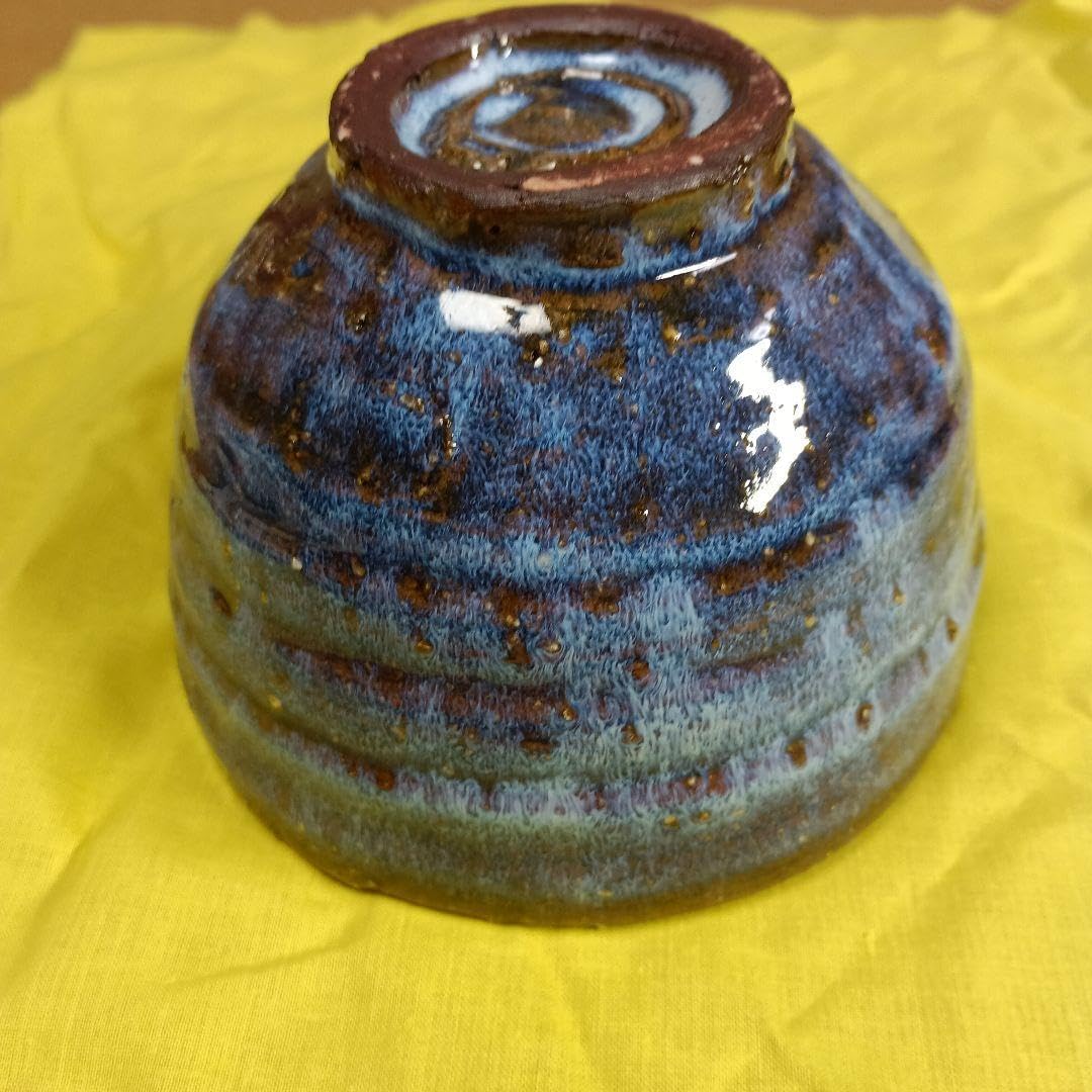 新庄東山焼 抹茶碗 なまこ釉