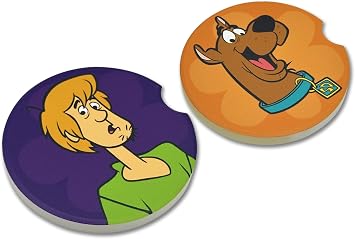 Elektroplate Scooby & Shaggy Automotive Ceramic Coasters Set of 2