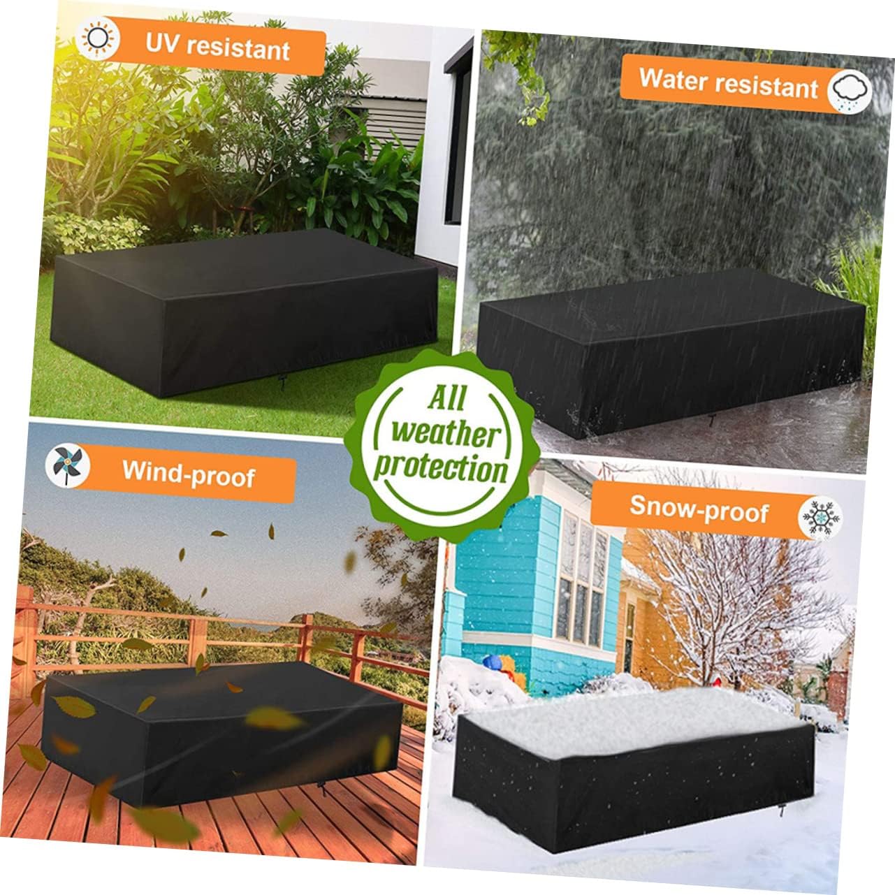 Bed Cover Outdoor Table Cover Oxford Cloth Garden Furniture Protectors