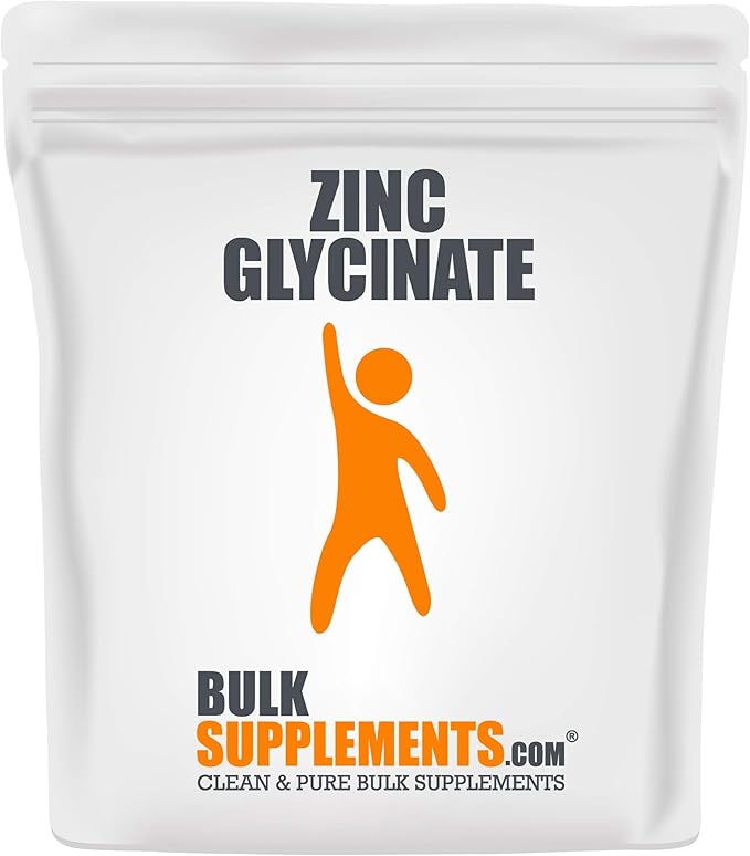 Zinc Glycinate Powder Zinc 40mg Vegan Zinc Supplements