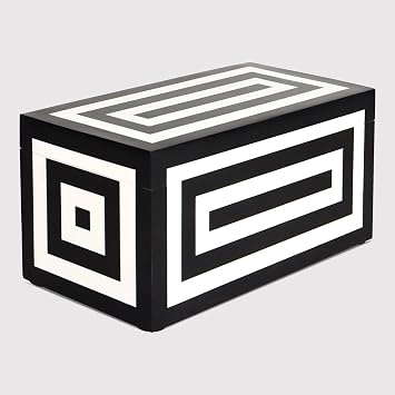 صندوق منظم للديكور المنزلي للحرف اليدوية 10x5 صندوق تذكار كبير بغطاء، صندوق تخزين مزخرف حديث، ديكور طاولة القهوة البوهيمية، صندوق مجوهرات وذاكرة، صندوق زخرفي للديكور المنزلي