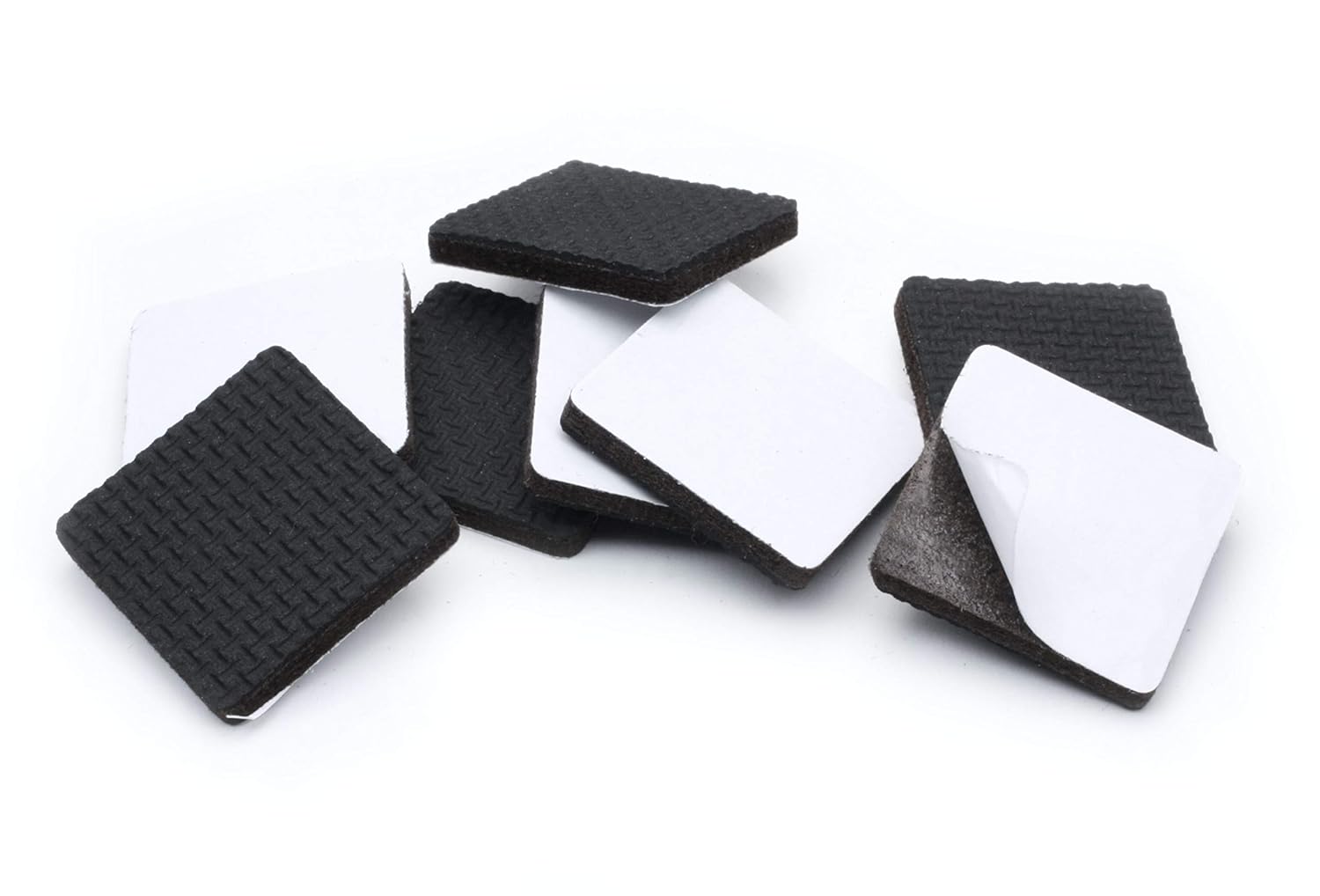 Slipstick GorillaPads CB150 Non Slip Furniture Pads/Rubber Grips (Set of 8) Self Adhesive Furniture Feet Floor Protectors, 38mm Square, Black - Image 3