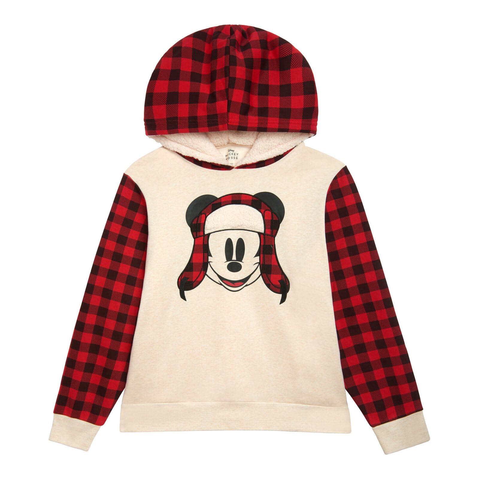 Disney Mickey Mouse polarowa dopasowana rodzinna bluza z kapturem i body dla noworodka i dorosłych rozmiary (0-3 miesiące - 2XL)