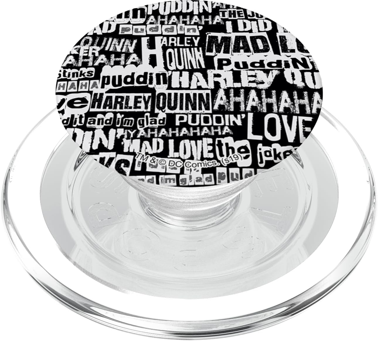 Harley Quinn Ransom Pattern PopSockets MagSafe PopGrip for iPhone