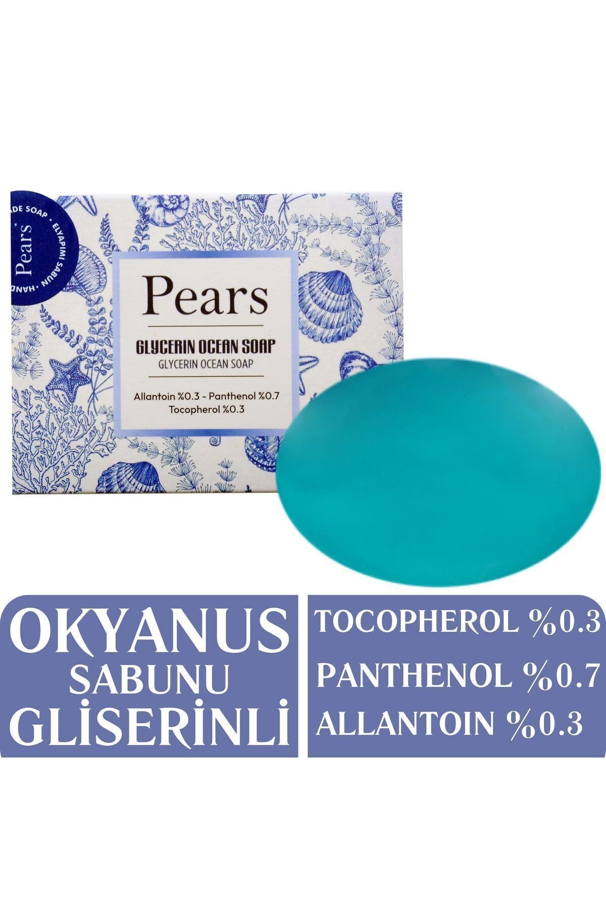 Original Saf ve Yumuşak Sabun 100gr + Gliserinli Okyanus Sabunu 120gr