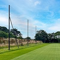 Vista 4 de Postes de sistema de tope de bola Alu80 extraíbles [3 tamaños] Poste de aluminio para malla de tope de bola Solo poste Poste de valla