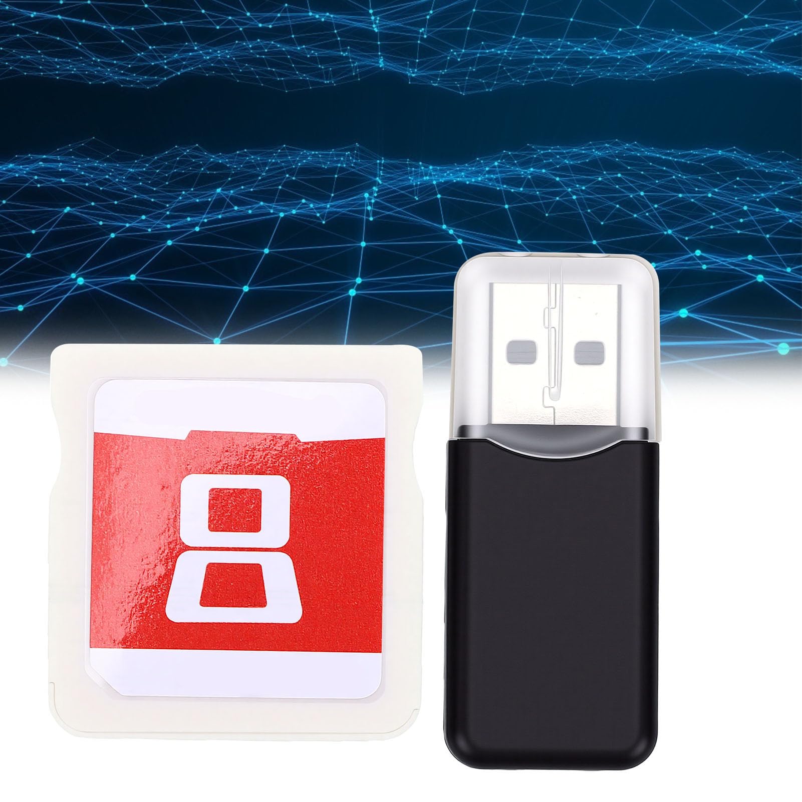 Zunate Dual Core Game Flash Card Adattatore per Console 3DS DSi (64GB)