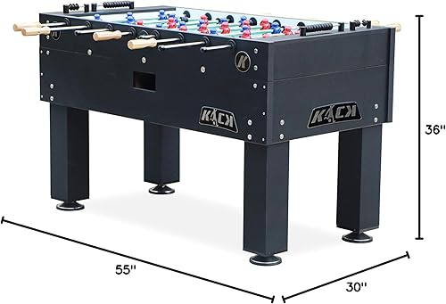 Vista 10 de KICK Titan - Mesa de futbolín para torneo de 55" Negro