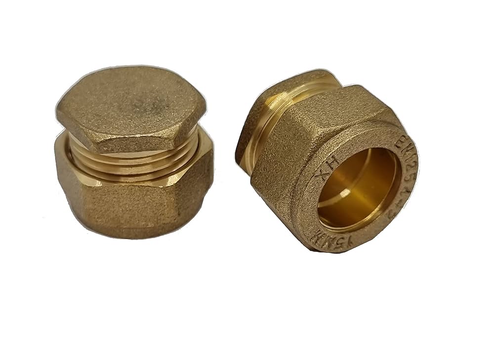 Brass Compression Stop End - 35mm - On-Demand Supplies