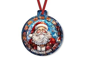 Vintage Santa Charm Adorns Your Christmas Tree