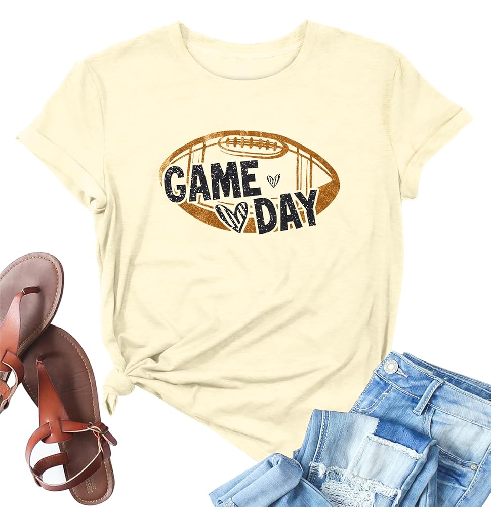 Amazon.com: Game Day Football Shirt Women Football Season