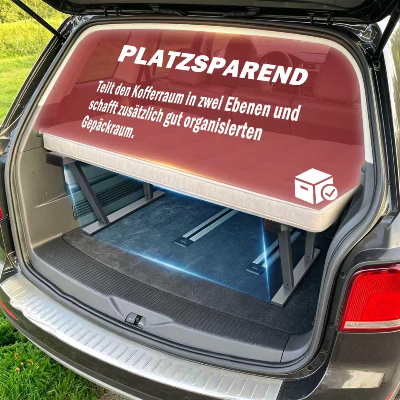 Soporte de Cama VW T5 / VW T6 / VW Multivan T6—Cama Multifuncional, Extensión de Cama VW T5 T6, Compatible con Multiflexboard,Soporte de Cama para Sistema de Rieles del Multivan,Extensión Cama Camper