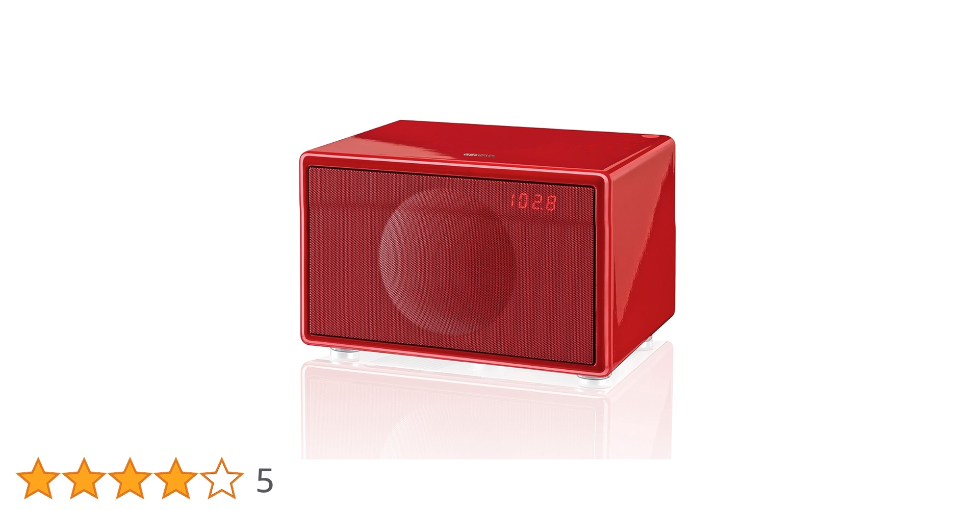 突然セールGENEVA Sound System Model Sレッドカラー・ス Geneva Sound System Model S (Red) Clock Radio with dock for