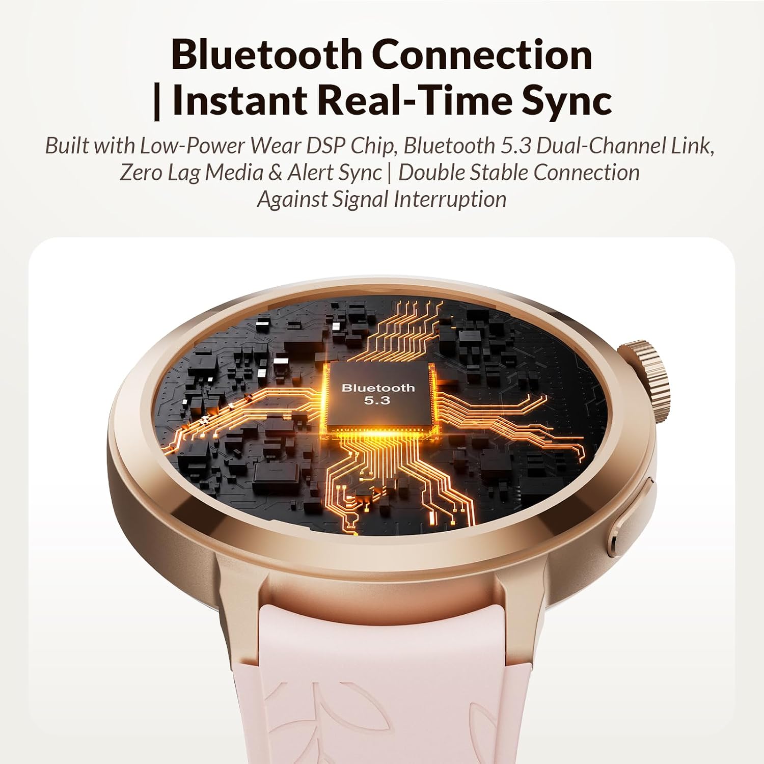 FANY Luna Smart Watch for Women, 1.1" AMOLED Small Women's Smartwatch 9